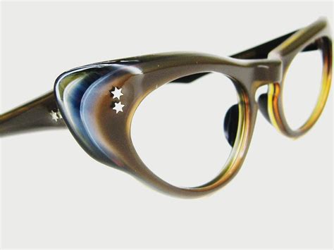 Vintage 50s French Cat Eye Glasses Eyeglasses Frames | Eye glasses case ...