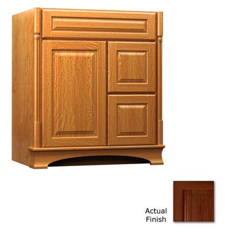 KraftMaid 30-in Autumn Blush Bathroom Vanity Base Cabinet without Top ...