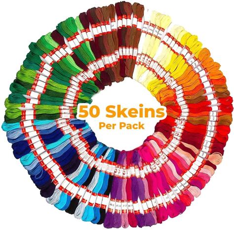 Anchor Stranded Cotton Assorted Skeins Stitch Kit, 8M (Fast Colour-4624 ...