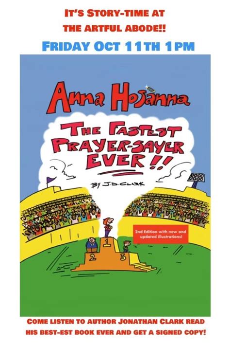 Anna Hosanna Book Reading with Jonathan Clark, The Artful Abode ...