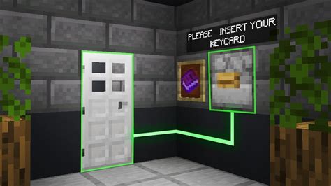 Image result for Key Card Door Minecraft Create Mod