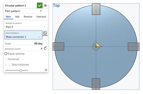 Circular Pattern Tutorial 的图像结果