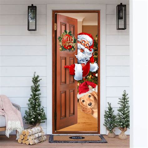 Santa Door Decor - Christmas Door Covers - Outdoor Christmas Decoratio ...