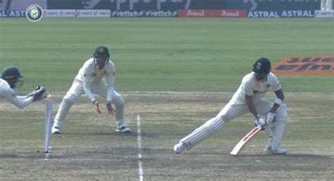 Watch: Virat Kohli stumped out for first time in Test career during IND ...