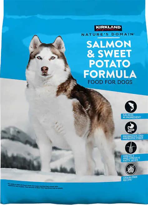 Kirkland Signature Nature’s Domain Salmon Meal & Sweet Potato Dog Food ...