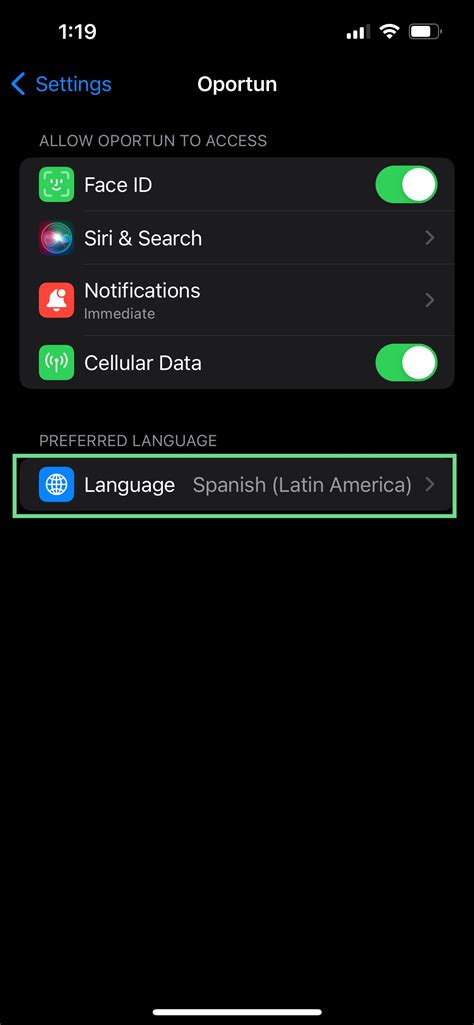 How do I view the Oportun app in English/Spanish? – Oportun Help Center