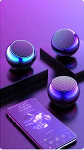 Buy YAROH ATI_664W_M3 PLUS ROUND SMALL STEEL BODY BLUETOOTH SPEAKER ...