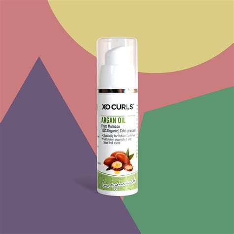XO Curls Cold-Pressed Organic Argan Oil