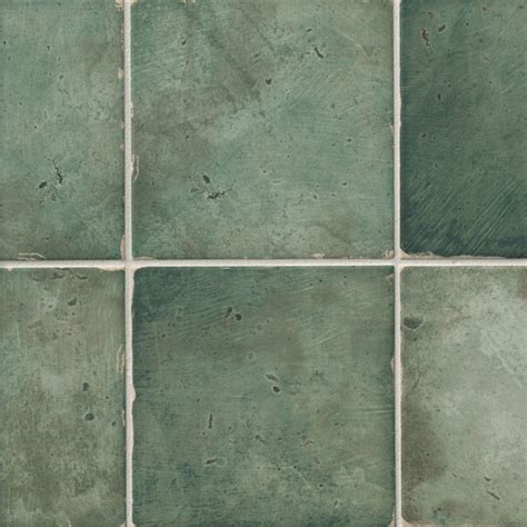 Antique Green Porcelain Wall and Floor Tile - 6 x 6 in. - The Tile Shop ...