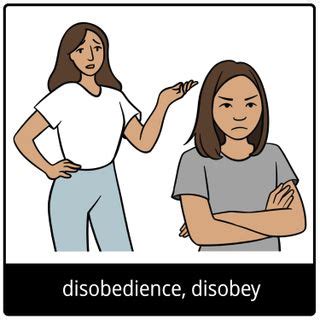 disobedience, disobey