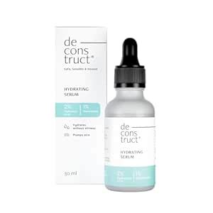 Deconstruct Hydrating Face Serum - 2% Hyaluronic Acid + 1% Niacinamide ...