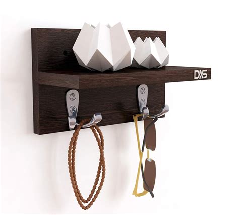 DAS Wall Mounted Home Décor Key Chain Holder/Organizer Key Hooks with ...