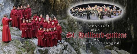 Julekonsert med Eidsberg Brassband og gjester St. Hallvard-guttene ...