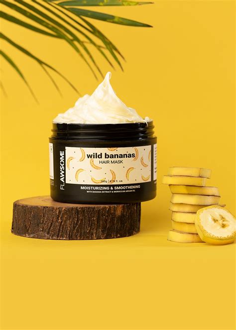 Get Wild Bananas Moisturizing & Smoothening Hair Mask (200g) at ₹ 799 ...