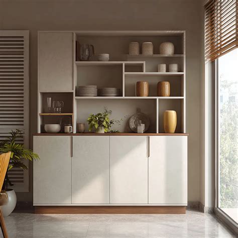 20 Stunning Crockery Unit Design For Your Kitchen and Dining Area