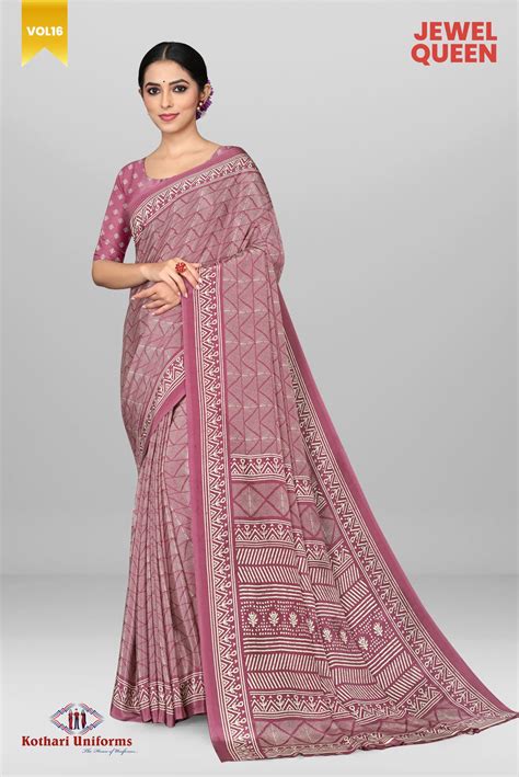 JQ4A - Uniform Sarees | Kothari Uniforms | Jewel Queen