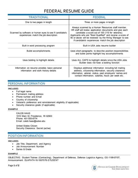 Image result for Federal Resume Guide