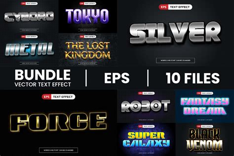 FREE Vector Text Effect Collection on Behance