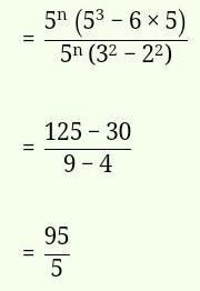 11. 5n+3_16×5”+1 upon 12x5" - 2x5n+1 - Brainly.in