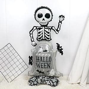 Atpata Funky Spooktacular 4Feet RIP Coffin Tombstone Foil Balloon ...
