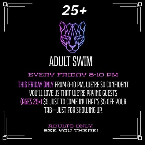 ADULT SWIM-25+, 127 E Calder Way, State College, PA, United States ...