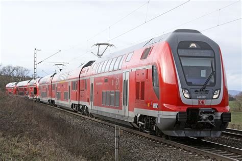 DB 446 001 Main-Neckar-Ried Express am 27.12.17 13:15 nördlich von ...