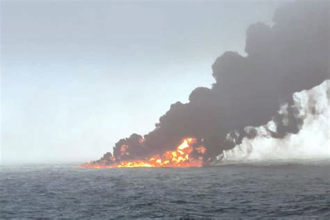 Image result for Exploding Oil Tanker