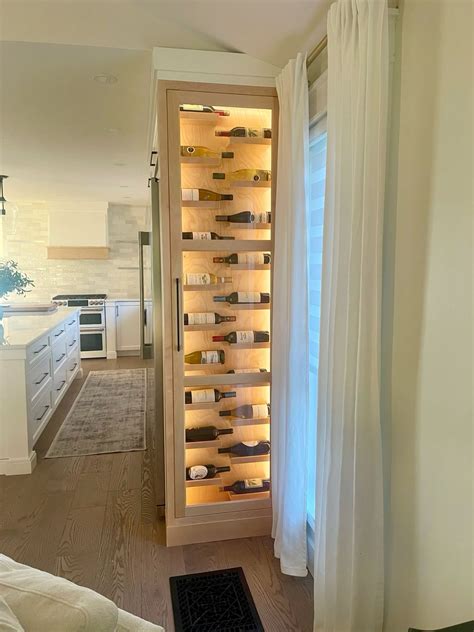 Backlit Wine rack | Home wine cellars, Wine closet, Wine room design