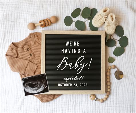 Cute Expecting Baby Announcements