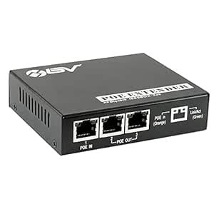 BV-Tech 3-Port PoE Extender - High-Efficiency Ethernet Expander, IEEE ...