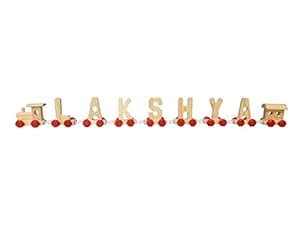 Buy Lakshya India Customized Wooden Block Train Choose Your Own ...