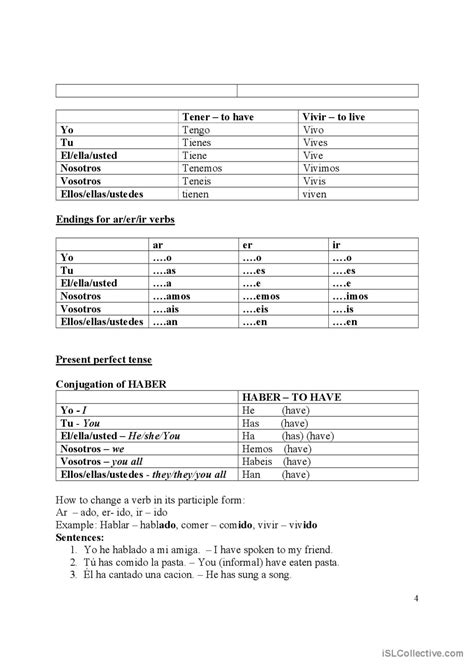 Repaso de significados de verbos reg…: English ESL worksheets pdf & doc
