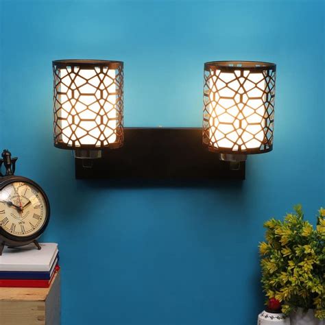 ELIANTE Black Metal Wall Light by Jainsons Lights - Without Bulb - JMS