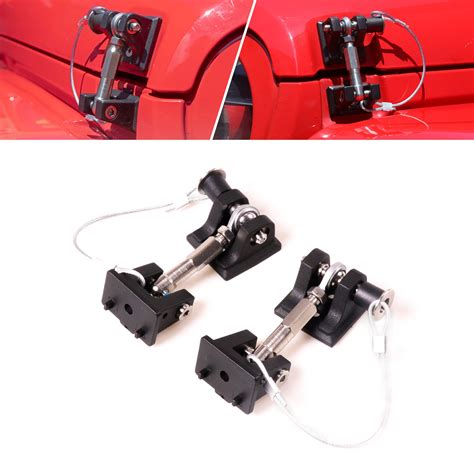 Jl Hood Latches Lock For 2018 2024 2025 Jeep Wrangler | Desertcart INDIA