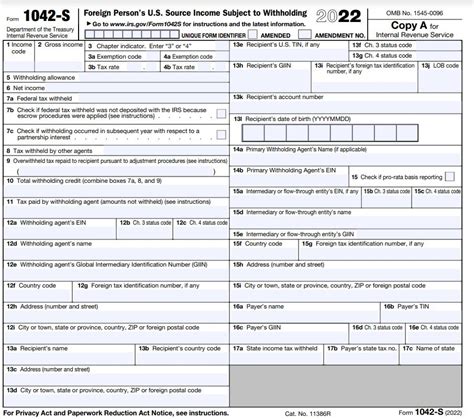 IRS Form 1042-s: What It is & 1042-s Instructions | Tipalti