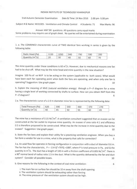 End-16 - this is a question paper to solve by students - mechanical ...