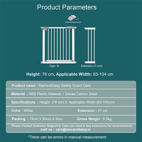 Baby Safety Door - StarAndDaisy Extra Wide Gates for Baby
