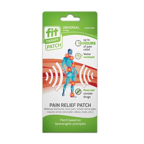FIT THERAPY UNIVERSAL PAIN RELIEF PATCH 6PCS - Tay Pharmacies