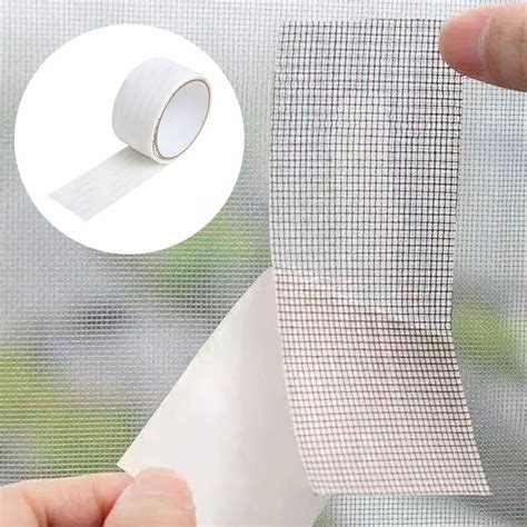 Ljxge Fiberglass Screen Repair Tape - Heavy Duty Self Adhesive Patch for Window Screens Doors ...