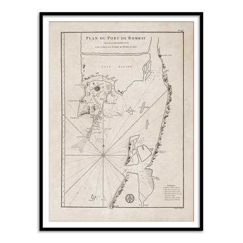 Buy Plan Du Port De Bombay [1810] Art Print - Home Artisan