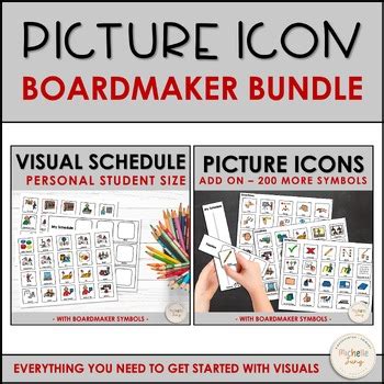 Personal Icons Boardmaker Bundle - PECS STARTER KIT by Michelle Jung