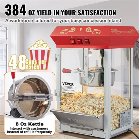 Popcorn Maker Jr Commercial Popcorn Machine Countertop Popcorn - Temu ...