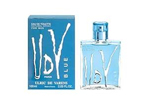 Ulric de Varens Men's Blue Wood Eau De Toilette Spray For Him, 100 Ml ...