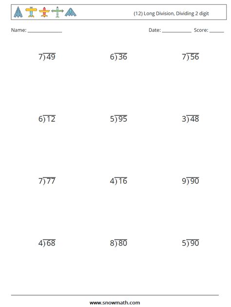 Image result for Two Number Division Problems