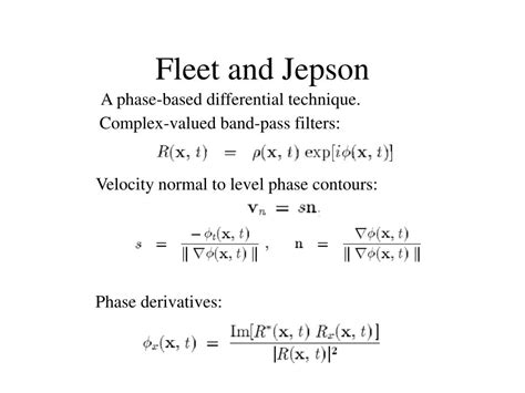 Optical Flow Definition 的图像结果