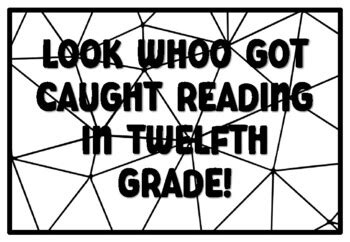 LOOK WHOO GOT CAUGHT READING IN TWELFTH GRADE! Twelfth Grade Coloring ...