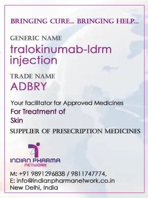 Tralokinumab-ldrm Injection Cost-Price In India