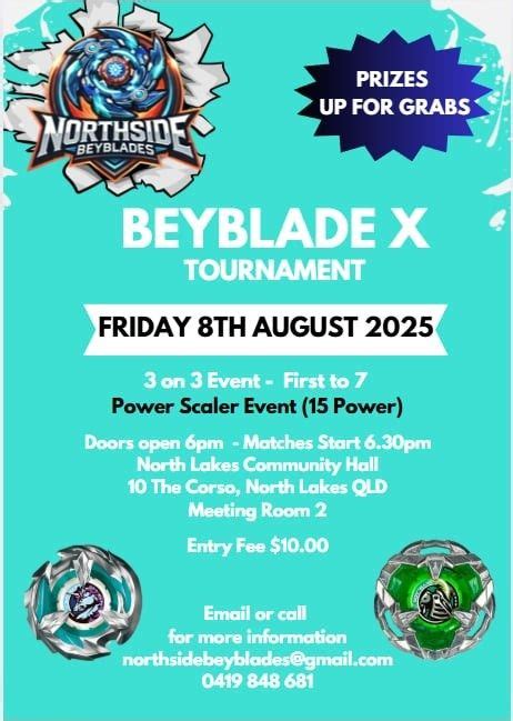 Beyblade X Scaler Event , The Corso Northlakes, North Lakes, 8 August ...