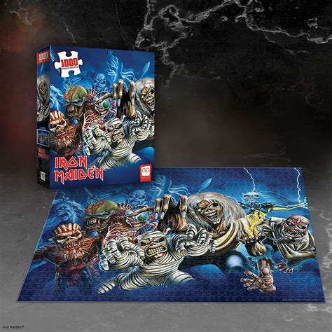Iron Maiden The Faces of Eddie 1000 Piece Jigsaw Puzzle | Officially ...