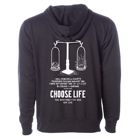 Choose Life Scales Hoodie - Pro-Life Generation